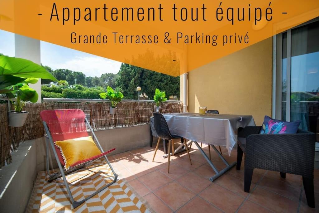 Appartement Tout Equipe Terrasse Et Parking Prive Marseille Exteriér fotografie